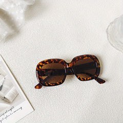 Leopard Print Sunglasses UV Protection Outdoor Travel