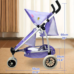 ANIVIA Twin Doll Stroller Pink & Purple