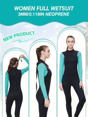 3mm Women's Wetsuit Diving Surfing Scuba Suit