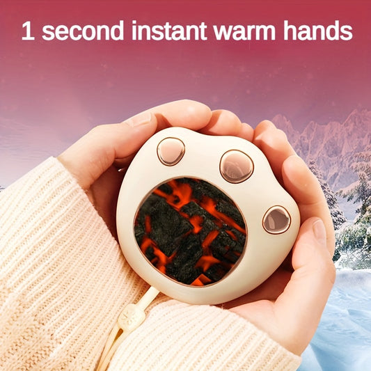 Portable Hand Warmer Night Light 1200mAh