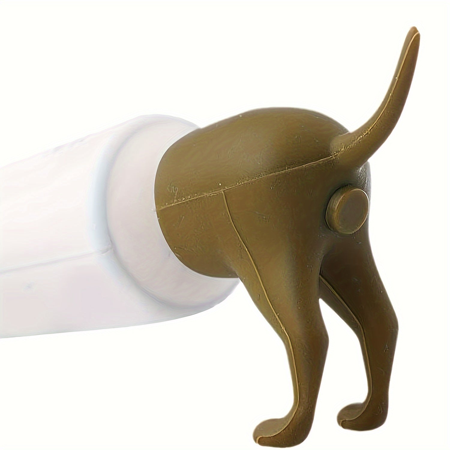 Pooping Dog Toothpaste Topper Funny Cover Bathroom Accessories