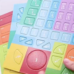 Magnetic Fraction Learning Toy with Addition and Subtraction