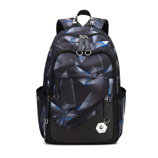 Water Resistant Nylon Backpack for Students with Adjustable Straps