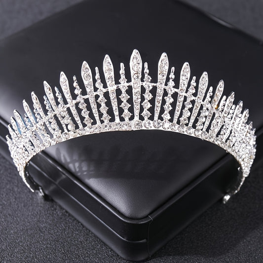 Queen's Tiara Crown Rhinestone Hair Hoop Wedding Accessories