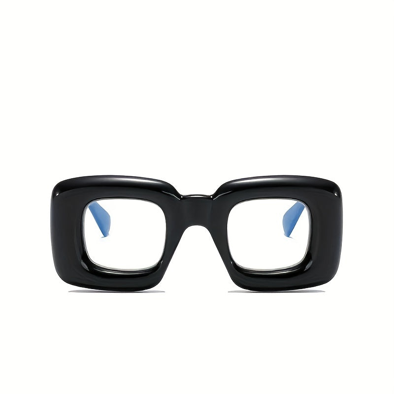 Y2K Clear Len Glasses For Women Men Inflated Candy Funny Party