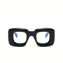 Y2K Clear Len Glasses For Women Men Inflated Candy Funny Party