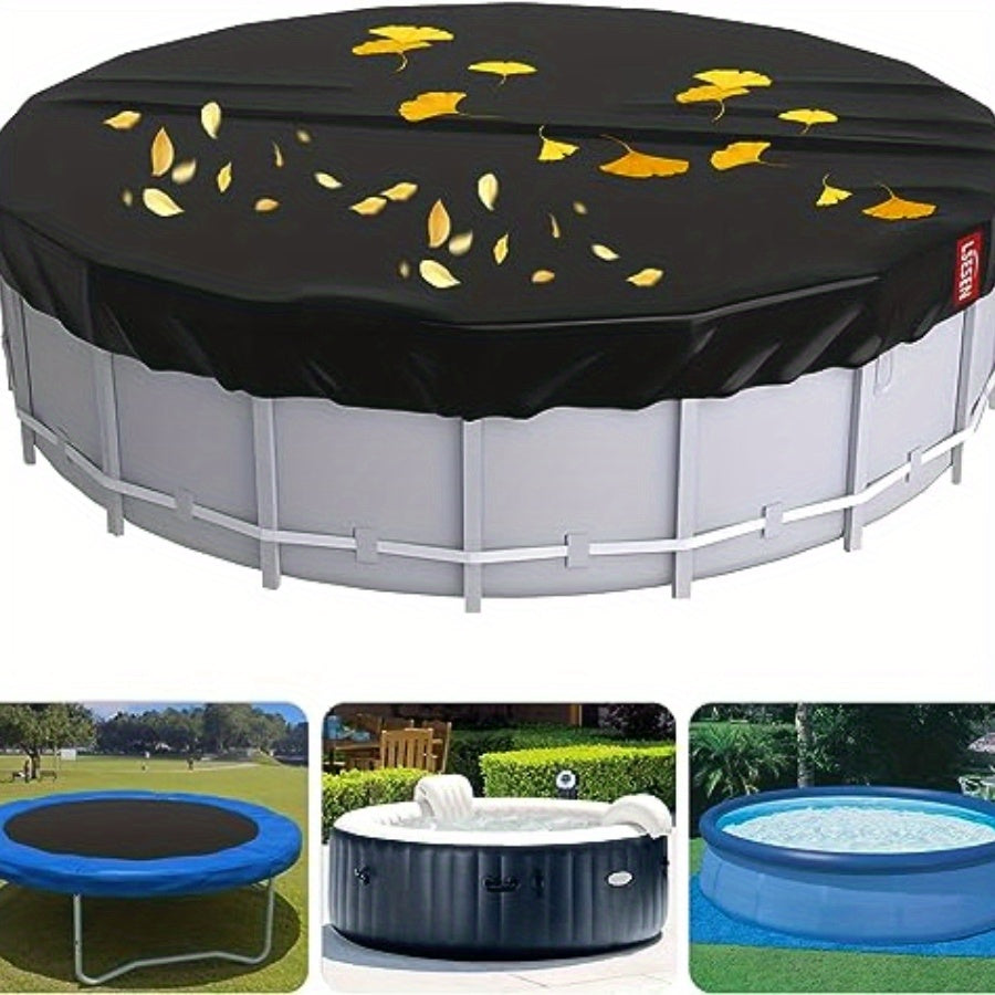 4 Pack 57m Above Ground Pool Cover: Waterproof & Dustproof