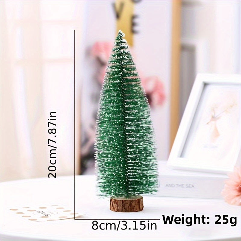 Mini Christmas Tree Cedar Tabletop Small Christmas Tree Desktop Window Swing