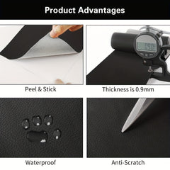 Large Leather Repair Patch - Self Adhesive Kit for Couches Car Seats