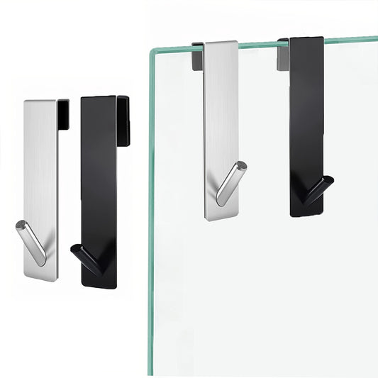 Shower Door Back Hook Stainless Steel Towel Rack