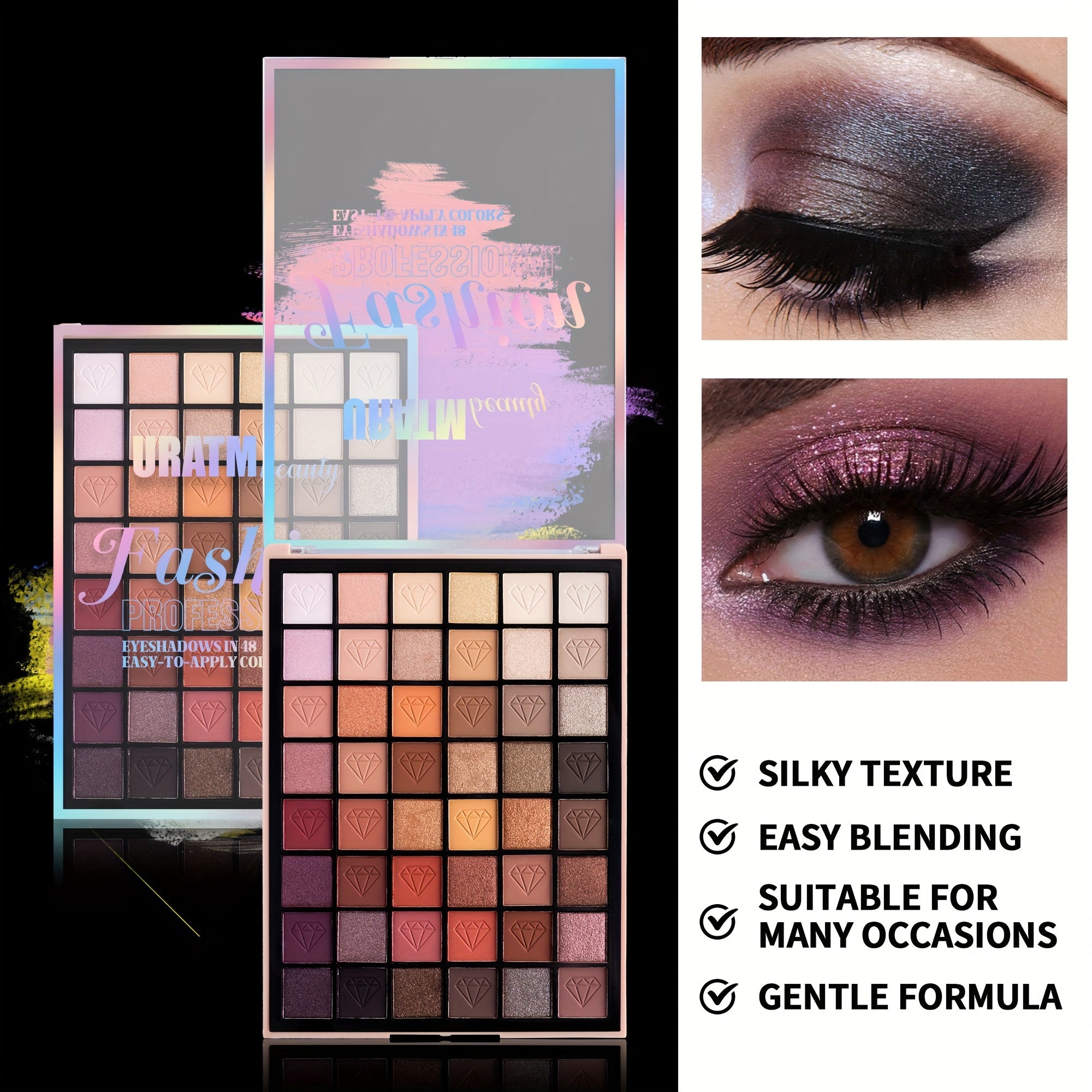 Pearlescent Eyeshadow Palette Matte And Delicate Makeup