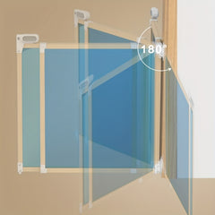 Retractable Safety Gate Baby Pet Barrier Fence