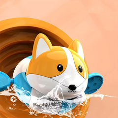 Baby Bath Play Water Toys Little Corgi Swimming Bath Toys