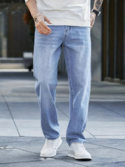 Men's Cat Scratch Straight Leg Jeans