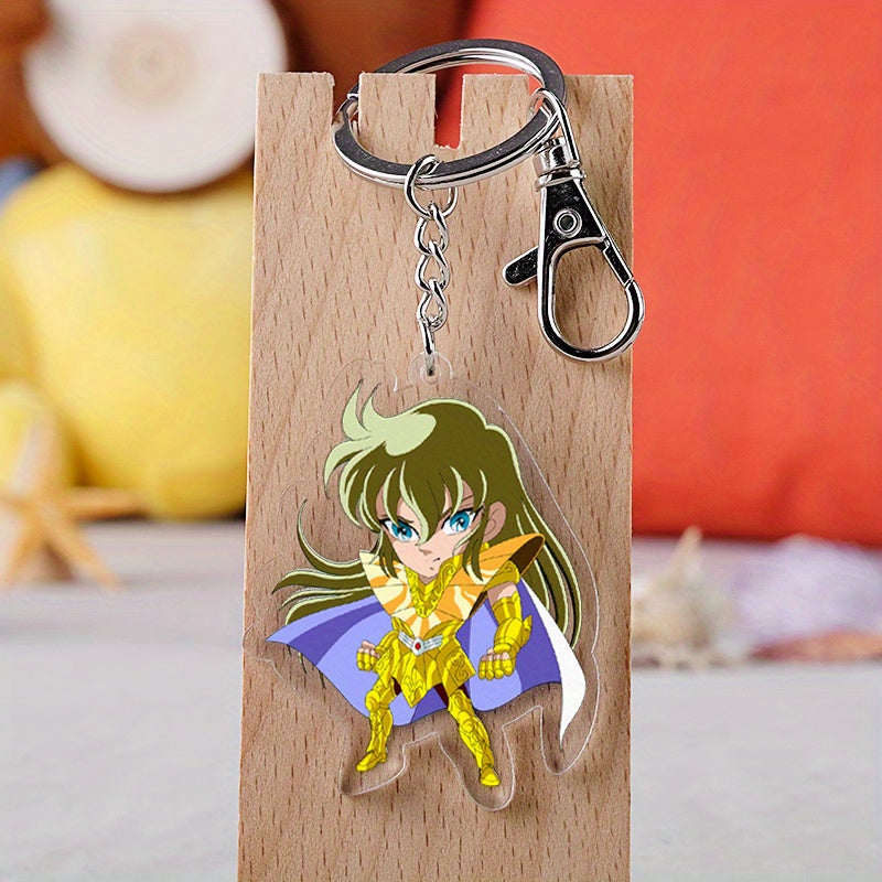 Anime Figure Keychain Toys Acrylic Two Sided Manga Key Chain