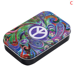 Tin Storage Box Cigarette Case Holder