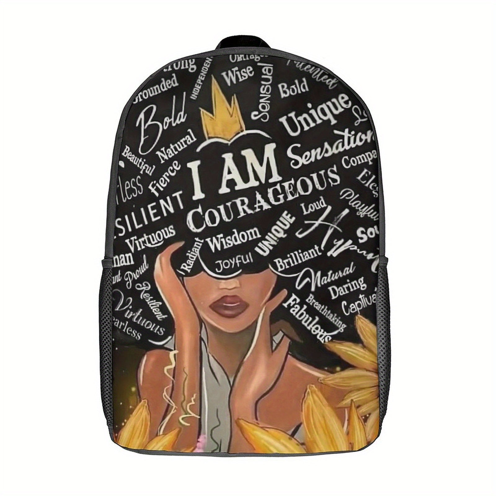 43cm Casual Backpack Cartoon Girl Printing Backpack Student School Bag