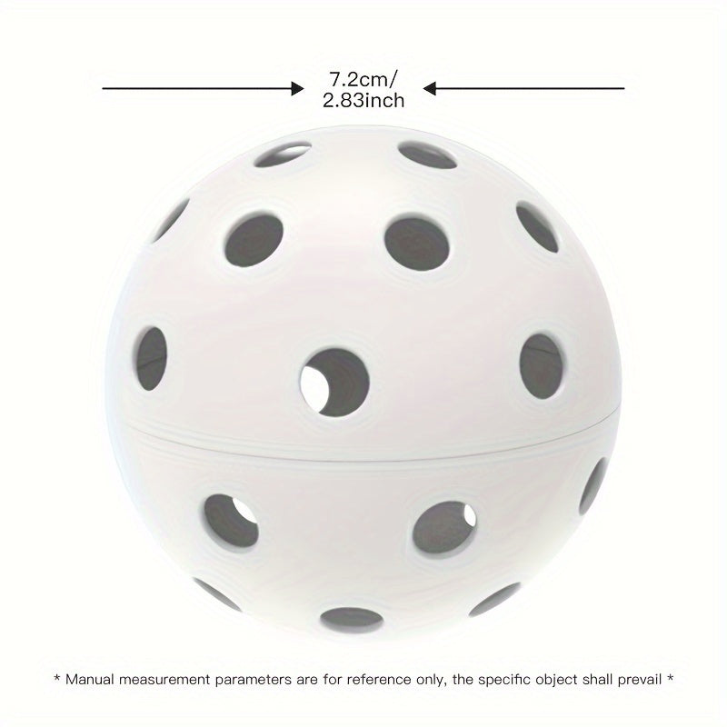 6pcs Outdoor Pickleballs High Bouncy & Durable