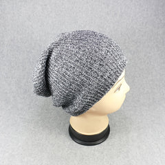 Striped Pullover Hat Men's Women's Warm Woolen Hat Knitted Hat