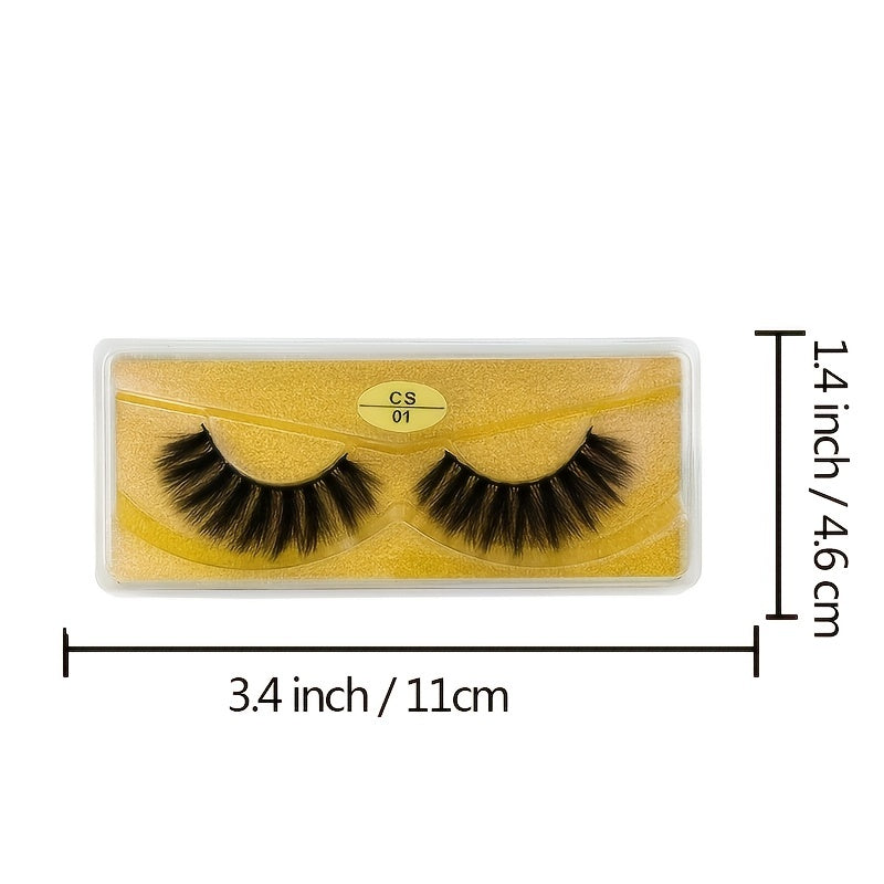 Soft & Thick 3D Mink Lashes Bulk Pack - Natural & Fluffy Look