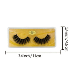 Soft & Thick 3D Mink Lashes Bulk Pack - Natural & Fluffy Look