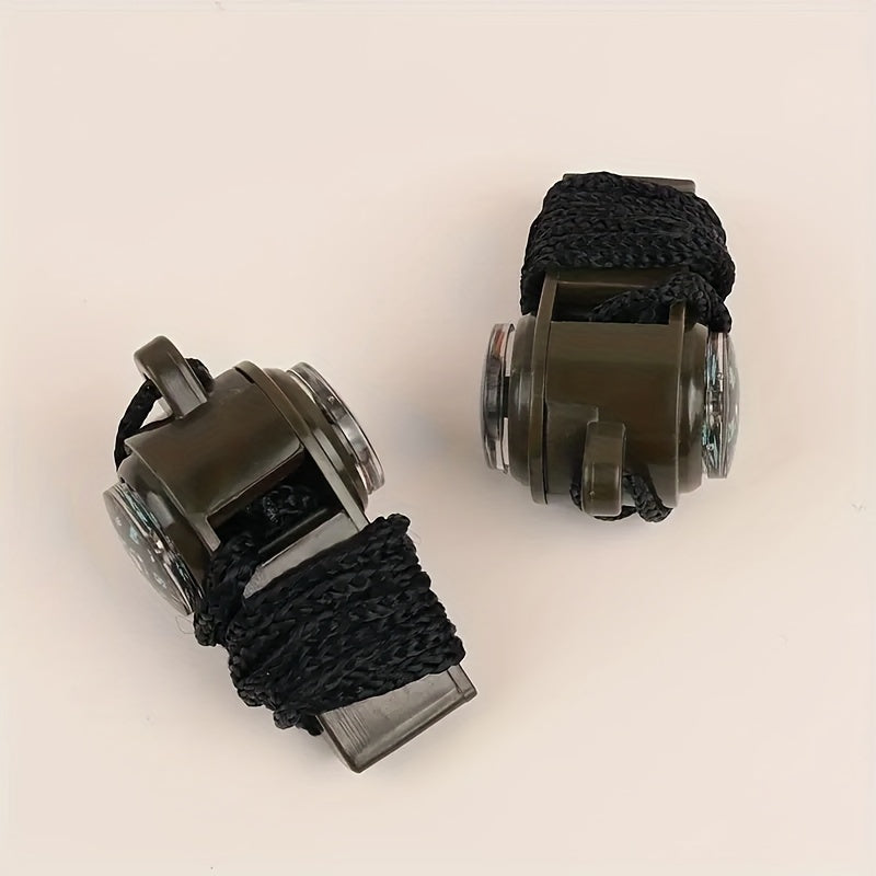3 In 1 Whistle with Waterproof Thermometer for Outdoor Camping