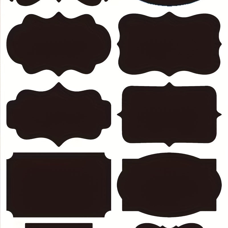 Irregular Blackboard Sticker Erasable Waterproof Movable PVC Blackboard Sticker