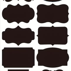 Irregular Blackboard Sticker Erasable Waterproof Movable PVC Blackboard Sticker