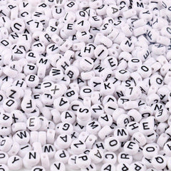 300pcs Round Letter Beads Acrylic Alphabet Number Beads For DIY Jewelry Making