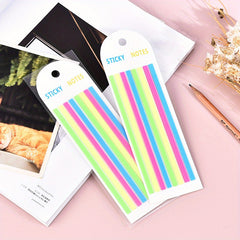 160pcs Transparent Sticky Neon Highlighter Tabs for Annotating Books