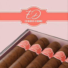 Custom Wedding Cigar Bands with Initials Personalized E&A