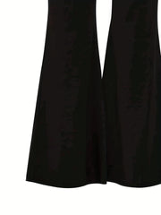  High Waist Flare Leg Pants