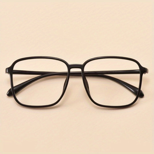 Square Jelly Anti Light Glasses Clear Lens Myopia Frame