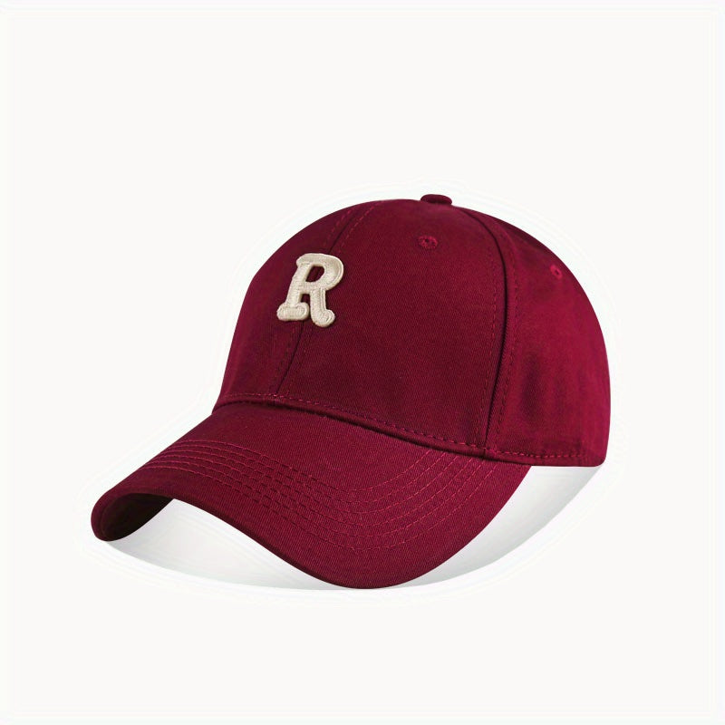 R Standard Coffee Baseball Hat Women's Large Head Slim