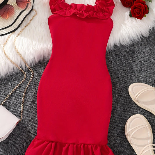 Toddler Girls Slim Fit Cami Dress For Party
