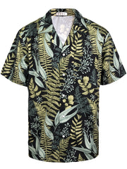 Spiral Dye Hawaiian Shirt Men's Casual Button Up Short Sleeve Shirt