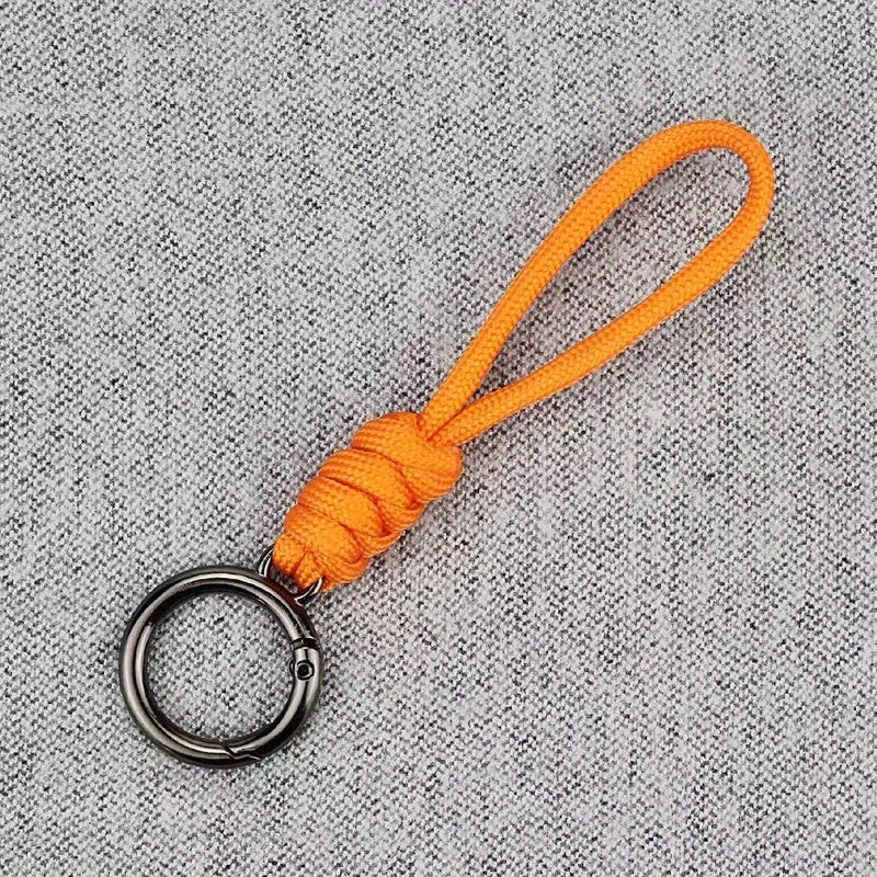 Survival Keychain with Paracord Whistle and Tool