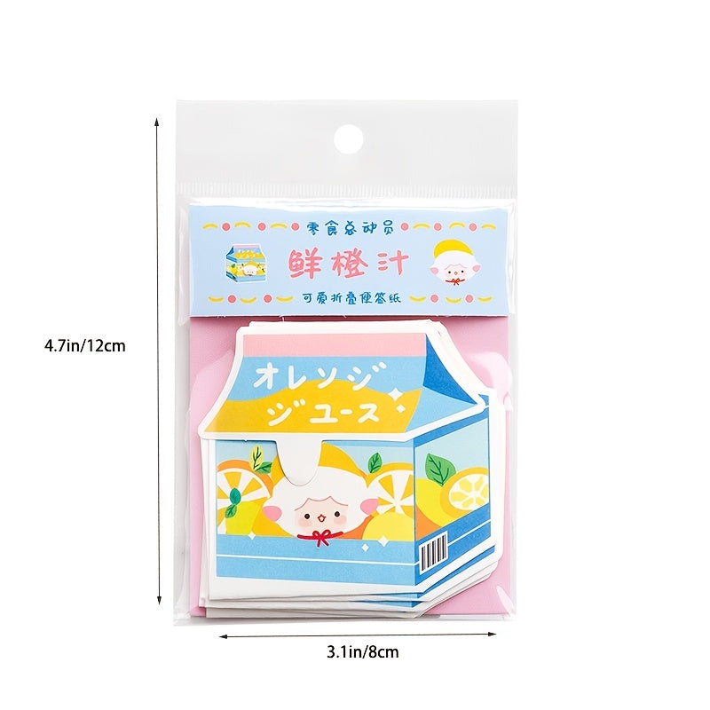 Cute Cartoon Snack Packaging with Note Paper