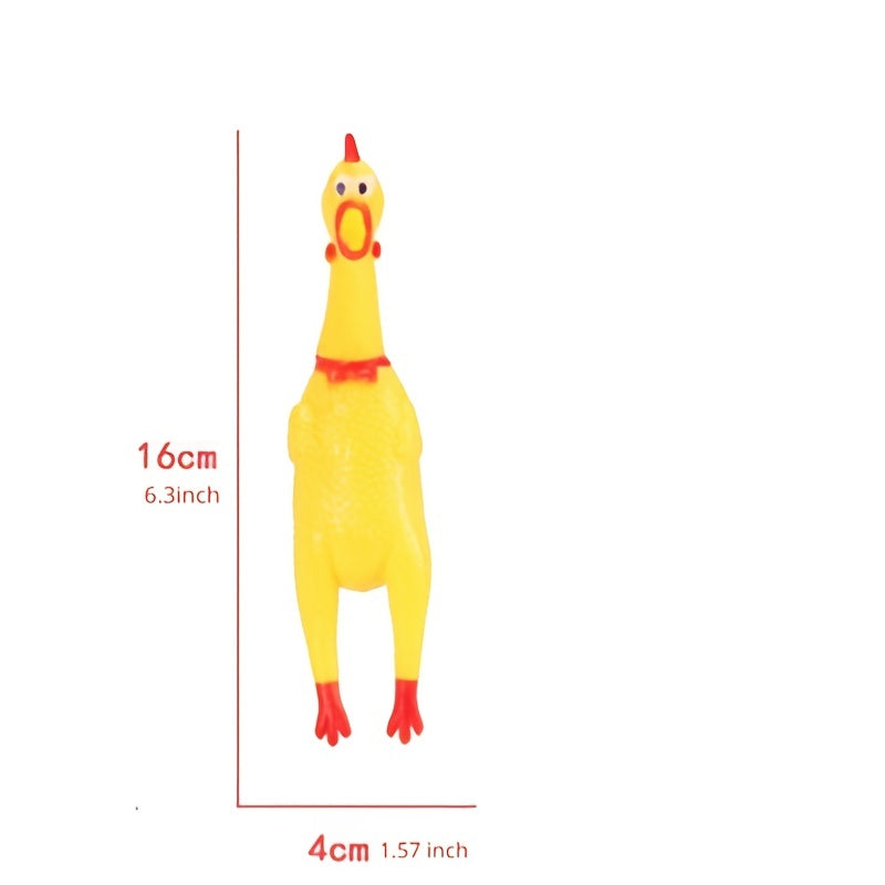 Screaming Chicken Squeeze Sound Pet Toy
