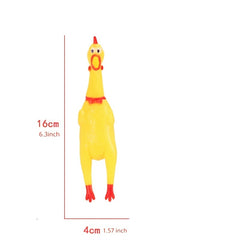 Screaming Chicken Squeeze Sound Pet Toy