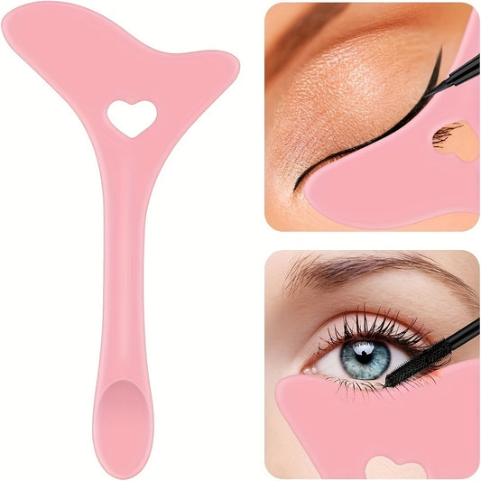 Reusable Silicone Eyeliner & Mascara Shield for Easy Makeup Application