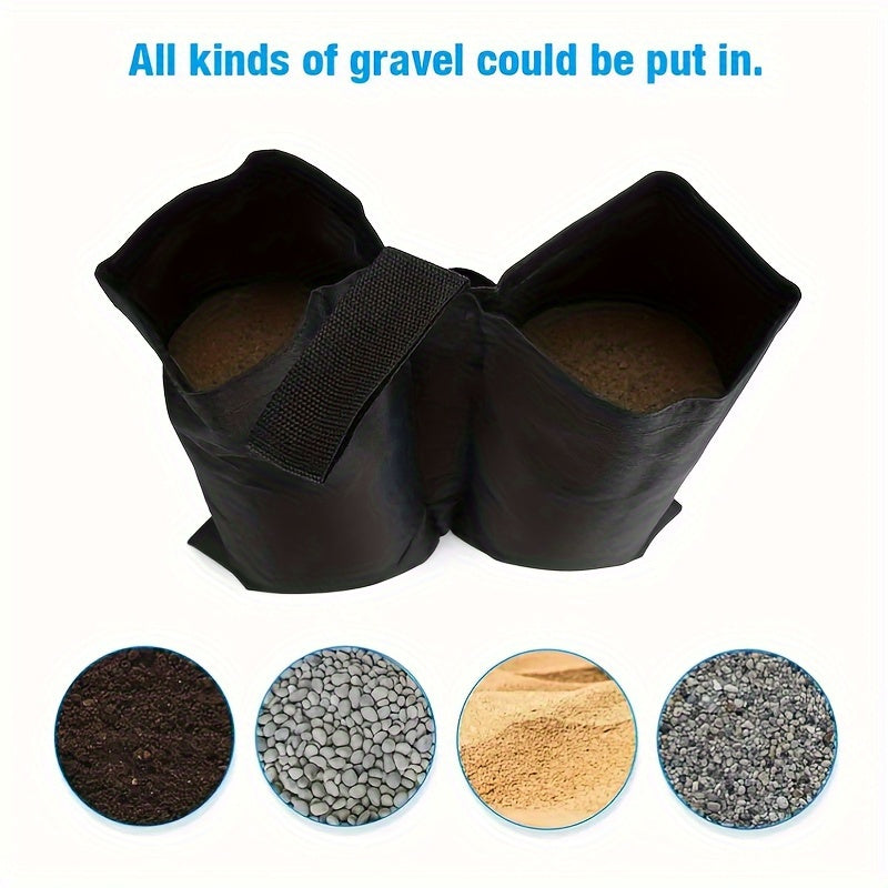 4 Pack Outdoor Camping Tent Weights Sand Bag 600D Oxford