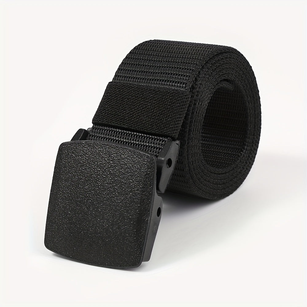 1pc Durable Nylon Belt for Men DIY Cutting Military Tactical Non Metal Belt