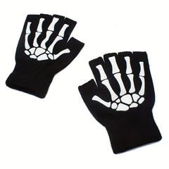 Halloween Skeleton Claw Gloves Couples Riding Non-skid Touch Screen Gloves