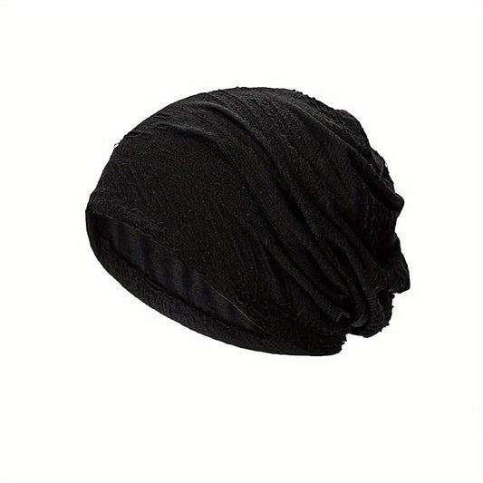 Warm Pile Hat Cold Hat Mens And Womens Pullover Hat Beanie Hat