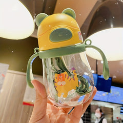 350ml Water Straw Bottle with Handle