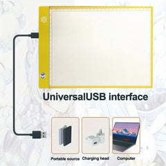 A4 LED Drawing Board 5 Colors High Brightness Acrylic Eye Protection Light