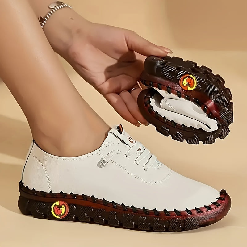 Women's Flat Sneakers Casual Lace Up Low Top Shoes
