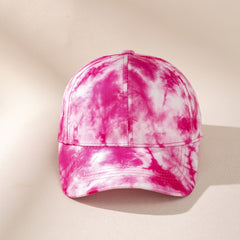 Tie Dye Y2K Baseball Cap Sports Sun Hat Men Dad Hats