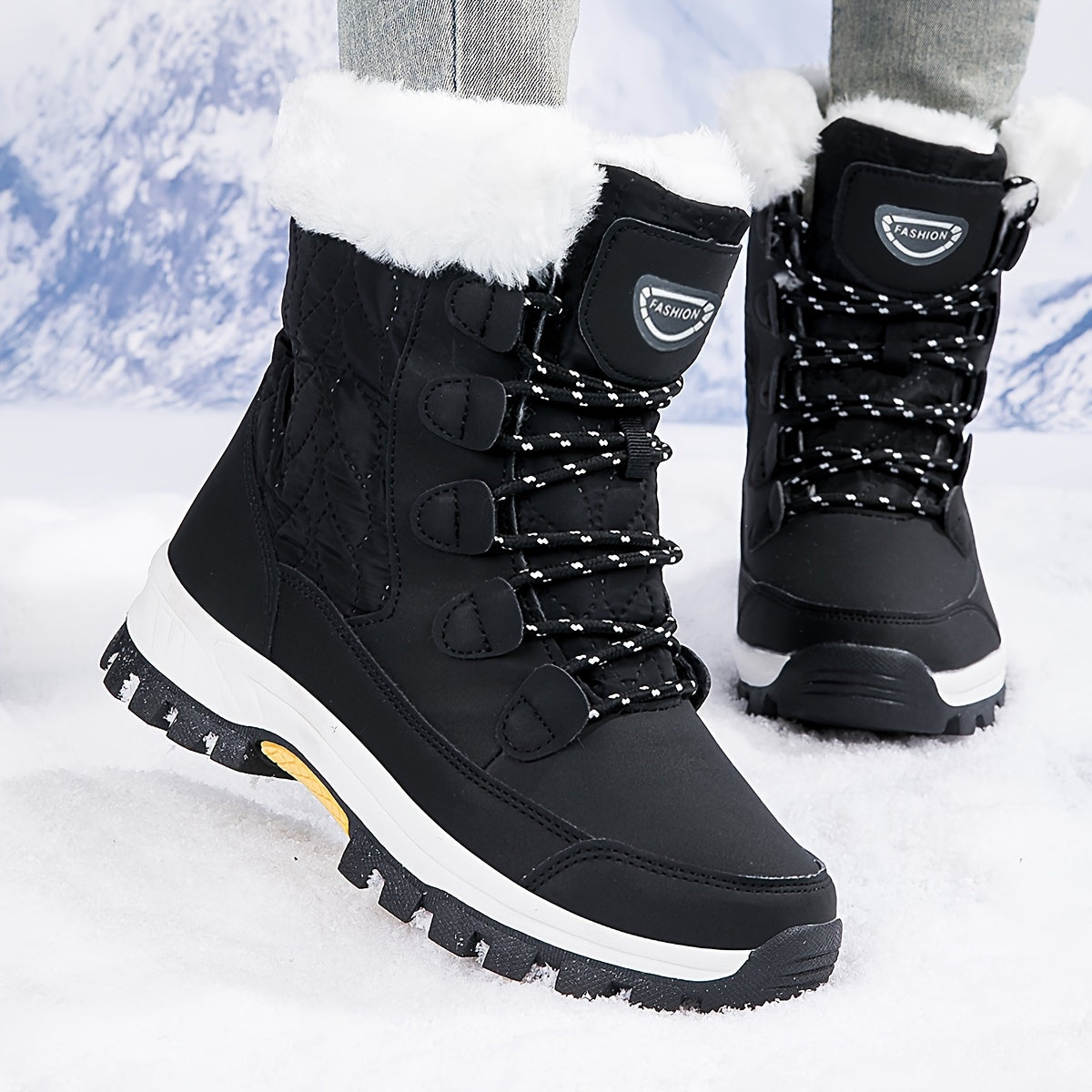 Women's Cozy Snow Boots Outdoor Winter Shoes